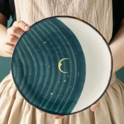 Assiette Lune -Space Série Magasin assiette lune espace