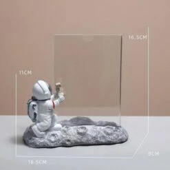 Cadre Photo Astronomie -Space Série Magasin cadre photo astronaute photographe argent 600x600 1