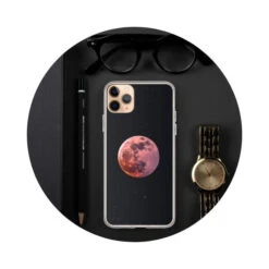 Space Série Magasin 16 Coque IPhone Lune Rouge