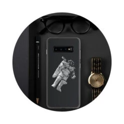 Coque Samsung Astronaute Noir Et Blanc