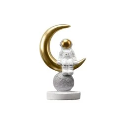 Figurine Astronaute Croissant De Lune