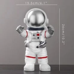 Figurine Astronaute Espace -Space Série Magasin figurine astronaute espace argent