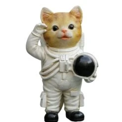 Figurine Chat Jouet Astronaute