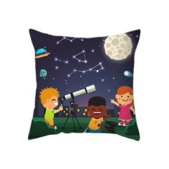 Housse De Coussin Petits Astronomes