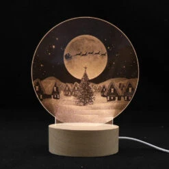 Lampe Lune Noël -Space Série Magasin lampe lune noel espace