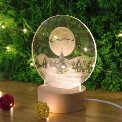 Lampe Lune Noël -Space Série Magasin lampe lune noel galactique