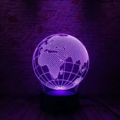 Lampe Planète Terre 3D -Space Série Magasin lampe planete terre rose 86d62c7b f15b 446f bb02 61f75902656b