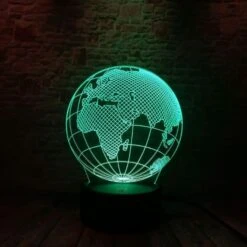 Lampe Planète Terre 3D -Space Série Magasin lampe planete terre vert 6c9f400a dbb9 4cfb 952f 782d15355d52