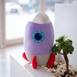 Doudou Fusée 11 Doudou Fusée -Space Série Magasin peluche fusee galactique violet