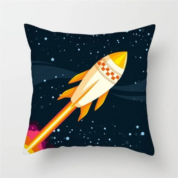 Housse De Coussin Fusée Spatiale 3 Housse De Coussin Fusée Spatiale