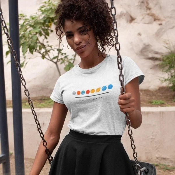 T-Shirt Système Solaire Planète 3 T-Shirt Système Solaire Planète