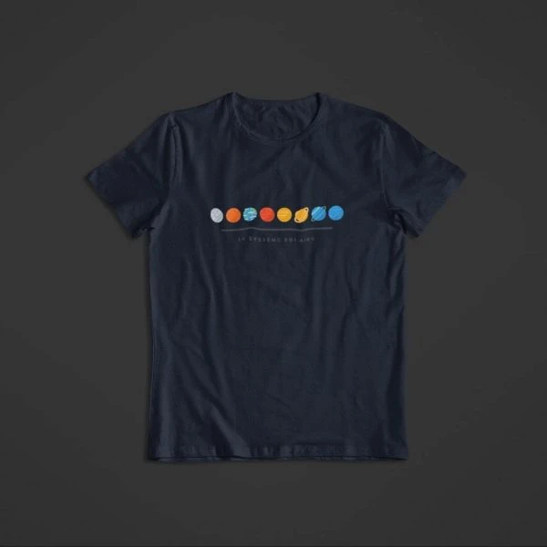 T-Shirt Système Solaire Planète 6 T-Shirt Système Solaire Planète – Image 4