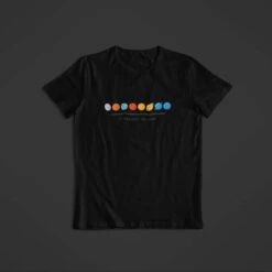 T-Shirt Système Solaire Planète 9 T-Shirt Système Solaire Planète -Space Série Magasin t shirt systeme solaire planete noir 600x600 1