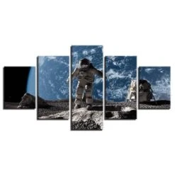 Tableau Astronaute Sur La Lune