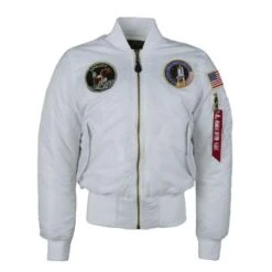 Veste Nasa Blanche -Space Série Magasin veste apollo blanche